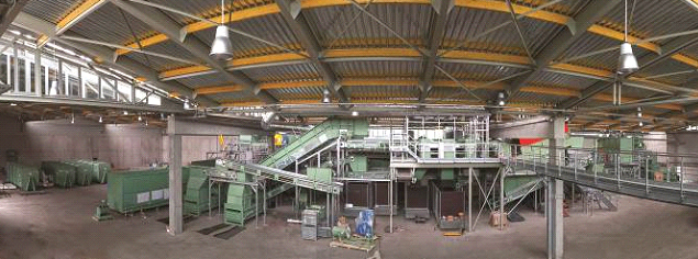 Visite du centre de tri des emballages d’Evin-Malmaison