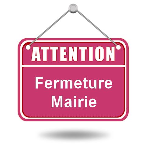 Fermeture exceptionnelle de la mairie